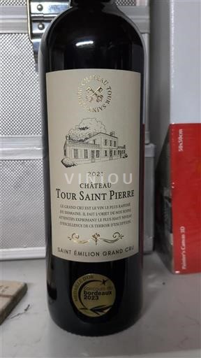 Bordeaux Saint-Émilion Grand Cru Grand Cru Château Tour Saint Pierre 2021
