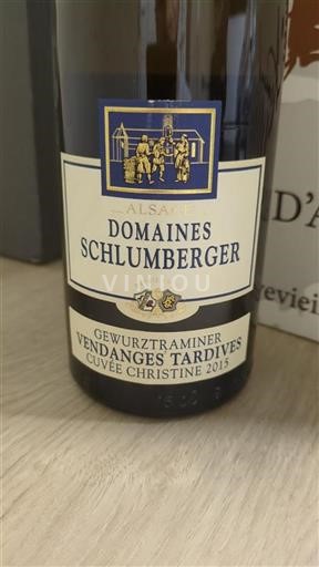 Alzacija Vendanges Tardives Domaine S Schlumberger Christine 2015