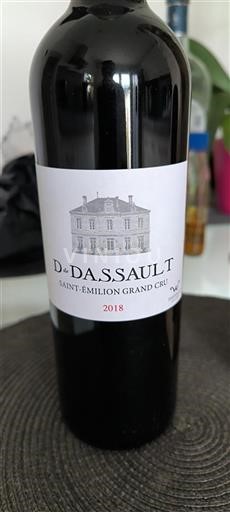 Bordeaux Saint-Émilion Grand Cru Dassault D de Dassault 2018