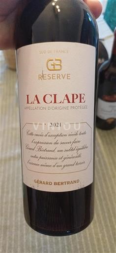 Linguadoca La Clape Gérard Bertrand Réserve 2021