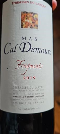 Linguadoca Terrasses-du-Larzac Mas Cal Demoura Fragments 2019