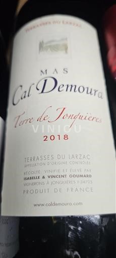 Linguadoca Terrasses-du-Larzac Mas Cal Demoura Terre de Jonquières 2018