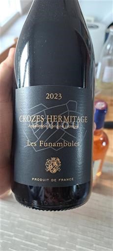 Rhônen laakso Crozes-Hermitage Les Funambules 2023