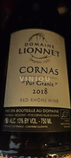 Valle del Rodano Cornas Domaine Lionnet Pur Granit 2018