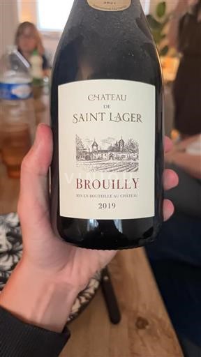 Beaujolais Brouilly Château Saint Lager 2019