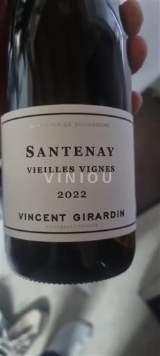 Bourgogne Santenay Vincent Girardin Vieilles Vignes 2022