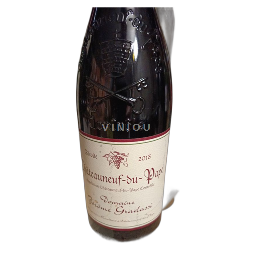 Rhônedalen Châteauneuf-du-Pape Jérome Gradassi 2018