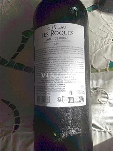 Sud-Ovest Côtes-de-duras Château Les Roques 2021