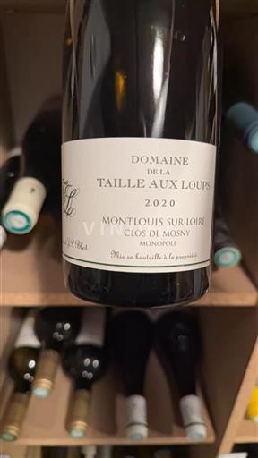 Loire Valley Montlouis-sur-Loire Domaine La Taille aux Loups Clos de Mosny 2020