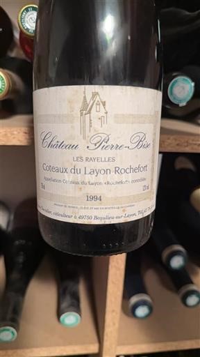 Loire Valley Coteaux du Layon Château Pierre-Bise Les Rayelles 1994