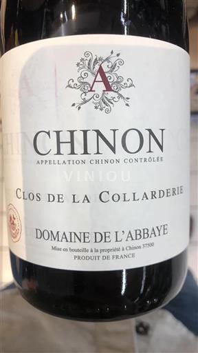 Dolina Loare Chinon Domaine L'Abbaye Clos de la Collarderie Neleten.