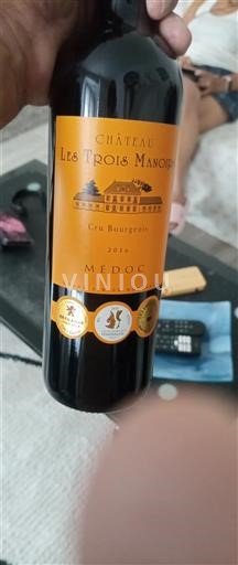 Bordeaux Médoc Cru Bourgeois Château Les Trois Manoirs 2016
