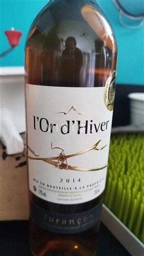 Sud-Ovest Jurançon Cave des Producteurs de Jurançon l'Or d'Hiver 2014