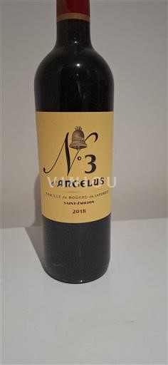 Bordeaux Saint-Émilion Château Angélus N°3 d'Angélus 2018