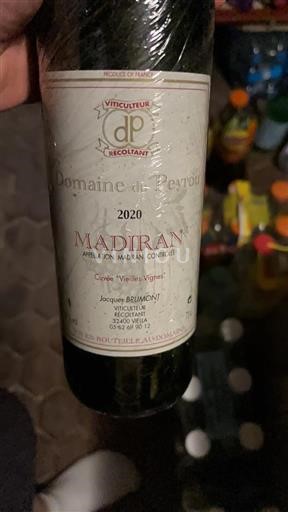 Zuidwest-Frankrijk Madiran Domaine Peyrou Vieilles Vignes 2020
