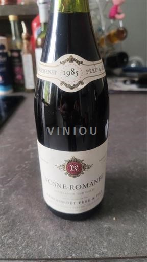Burgundy Vosne-Romanée Remoissenet Père & Fils 1985