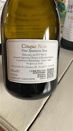 Toscana Non specificato Azienda Agricola Oliviera di Bandini Sandro Cinque Note Senza annata