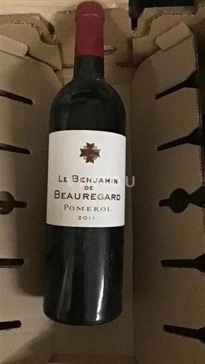Bordeaux Pomerol Beauregard Le Benjamin 2011