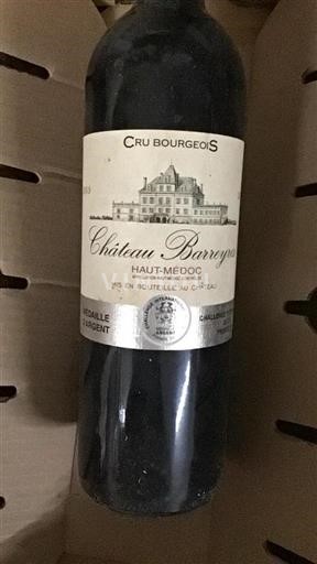 Bordéus Haut-Médoc Cru Bourgeois Barreyres 2015