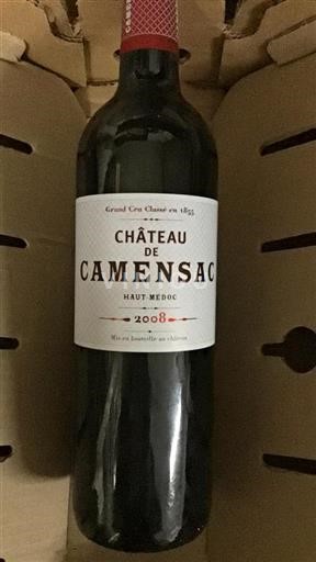 Bordéus Haut-Médoc Grand Cru Camensac 2008