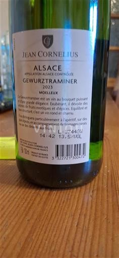 Alsace Grand Cru Jean Cornelius 2023