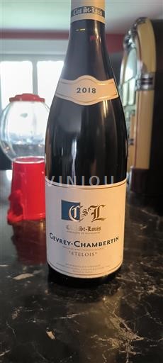 Burgundy Gevrey-Chambertin Clos St-Louis Etelois 2018