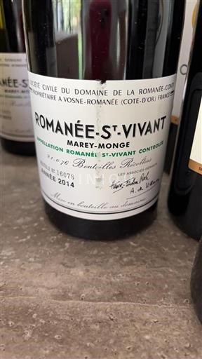 Bourgogne Romanée-saint-vivant Grand Cru Domaine La Romanée-Conti Romanee St-Vivant 2014