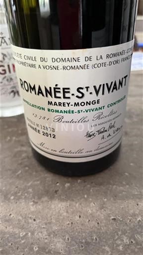 Bourgogne Romanée-saint-vivant Grand Cru Domaine La Romanée-Conti Roman%c3%a9e-St-Vivant Marey-Monge 2012