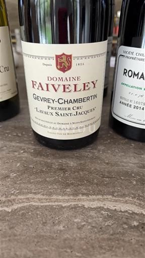 Burgundy Gevrey-Chambertin Premier Cru Domaine Faiveley Lavaux Saint-Jacques 2017