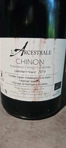 Valle del Loira Chinon Domaine Jourdan L'Ancestrale 2014