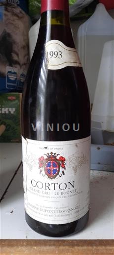 Bourgondië Corton Grand Cru Domaine Dupont-Tisserandot Le Rognet 1993