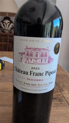 Bordeaux Saint-Émilion Grand Cru Grand Cru Château Franc Pipeau Descombes 2021