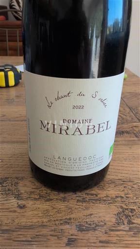 Langvedok Languedoc Domaine Mirabel Le chant du Sorbier 2022