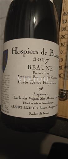 Burgundy Beaune Premier Cru Hospices de Beaune Dames Hospitalières 2017