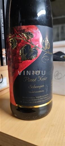 Moselle luxembourgeoise Lucien Gloeden Pinot Noir Schengen 2018