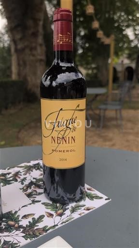 Bordeaux Pomerol Nenin Fugue de Nénin 2014