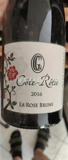 Valle del Rodano Côte-rôtie Grand Cru Vignobles Chirat La Rose Brune 2016