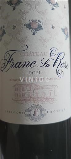 Bordeaux Saint-Émilion Grand Cru Château Franc La Rose 2021