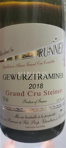 Elsass Gewürztraminer Grand Cru Rinner 2018