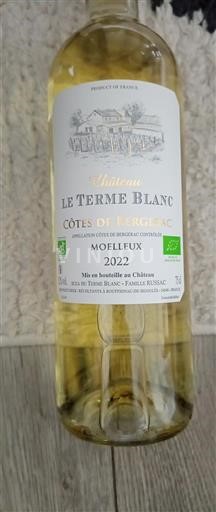 Sud-Ovest Côtes-de-bergerac Château Le Terme Blanc 2022