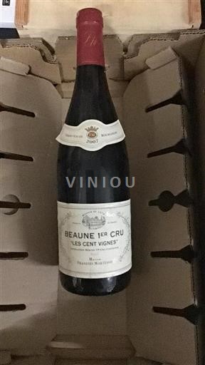 Burgundy Beaune Premier Cru Maison François Martenot Les Cent Vignes 2007