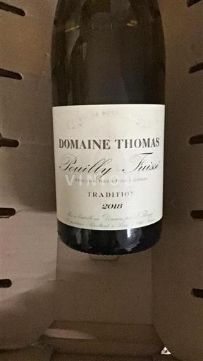 Borgogna Pouilly-fuissé Domaine Thomas Tradition 2018