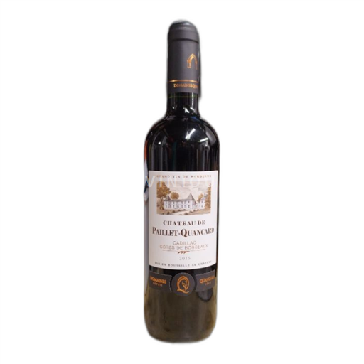 Bordéus Château Paillet-Quancard Cadillac côtes de Bordeaux 2015