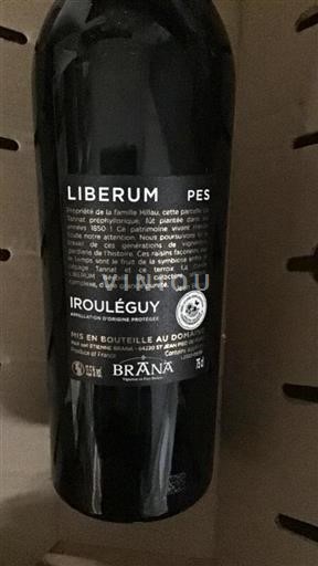 Sudoeste Irouléguy Brana Liberum 2020