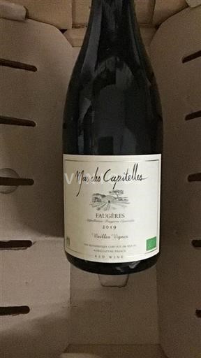 Vin Rouge sec Vieilles Vignes Mas des Capitelles 2019 France Languedoc Faugères bio