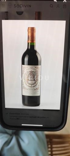 Bordeaux Pauillac Grand Cru Château Pichon-Longueville Baron de Pichon-Longueville 1996