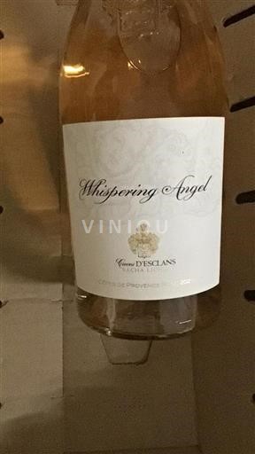 Vin Rosé sec Whispering Angel Château Esclans 2021 France Provence Côtes-de-provence