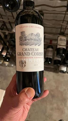 Burdeos Saint-Émilion Gran Cru Grand Cru Grand Corbin 2015