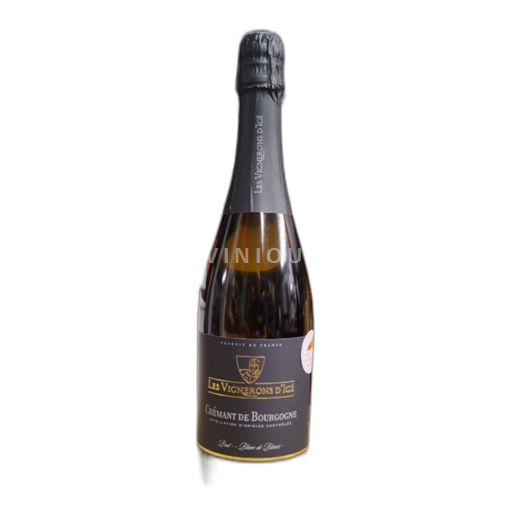 Vin Effervescent Blanc brut Crémant de Bourgogne Les vignerons Ige 2024 France Bourgogne