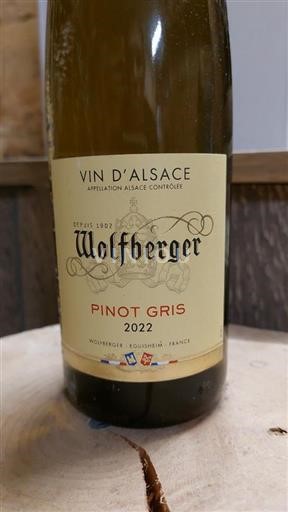 Alsace Pinot gris Wolfberger Pinot Gris 2023